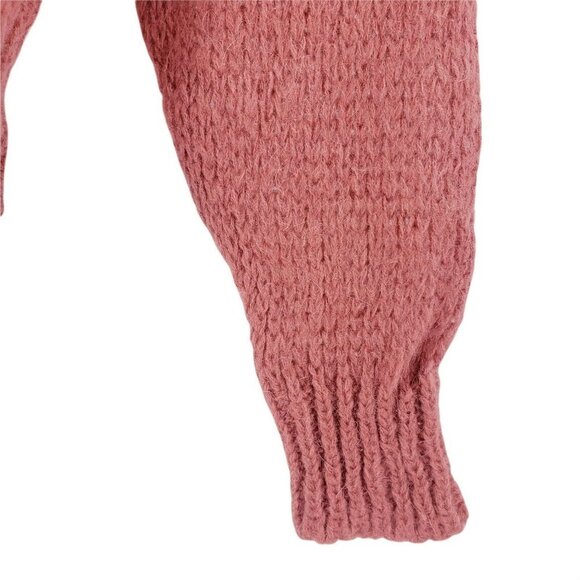 SPARKZ COPENHAGEN Pullover Sweater Mohair Blend Cherry Pink - Picture 7 of 9
